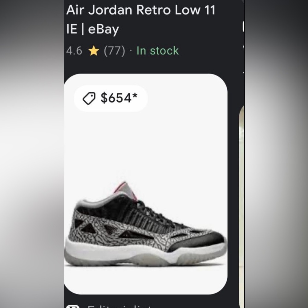 Jordan Black and Red Sneakers, send offers - Picture 3 of 9